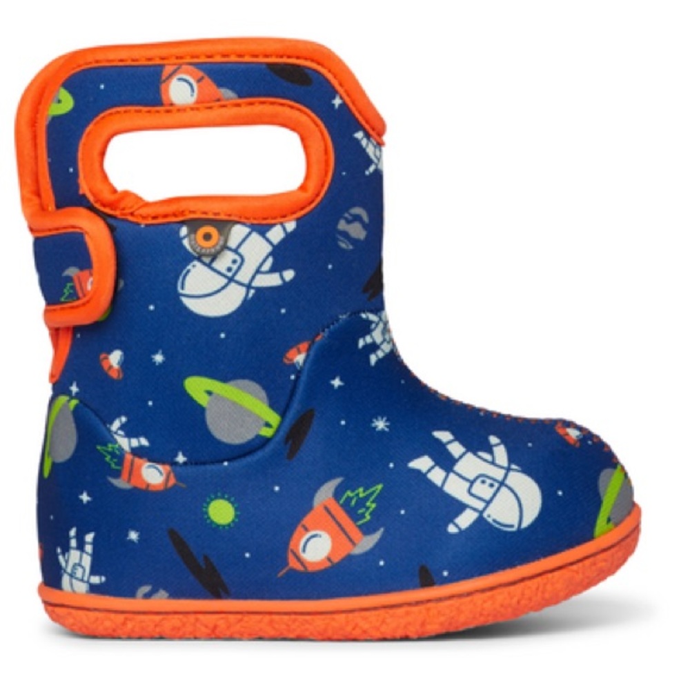 BOGS Toddler Boots Space Man Blue Multi Size 8